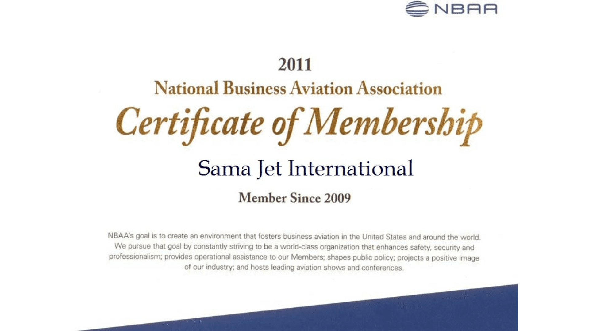 Samajet Certificate